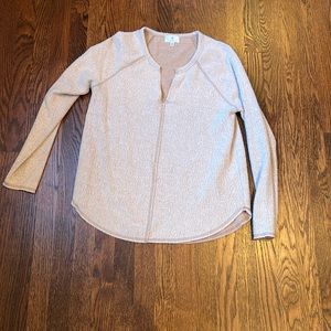 Socialite M tan long sleeves sweater
